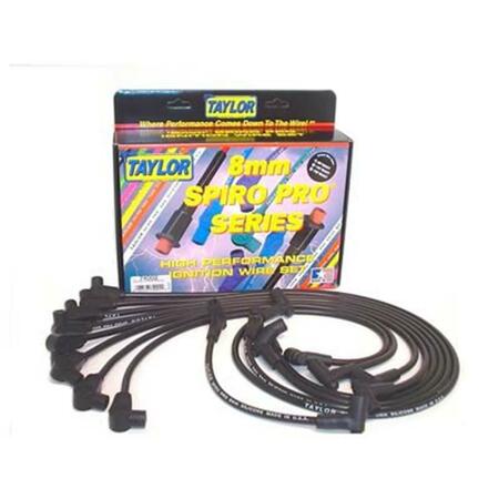 TAYLOR CABLE 90 Degree Black Wire Core Spark Plug Set T64-74002
